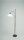 Lampadaire confortable laiton antique verre E27 160 cm