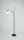 Wohnliche Stehlampe Messing Antik Glas Wei&szlig; E27 160 cm