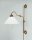 Wandlampe Berliner Messing Glas Kabel Stecker Schalter