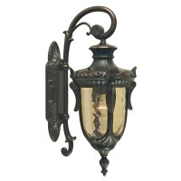 Große Außenwandleuchte in Bronze antik H:52cm...