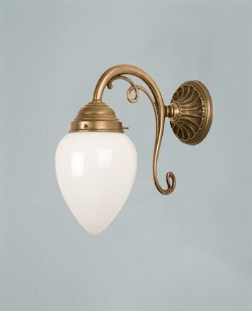 Applique Berliner laiton verre P:27 cm E27 ornements