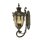 Lampe de cour antique H:64cm grande m&eacute;tal verre IP44 E14 AMY