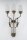 Gem&uuml;tliche Wandleuchte Messing Glas Wei&szlig; E27 B:40 cm