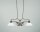 Lampe &agrave; suspendre antique laiton verre E27 73 cm faible &eacute;blouissement