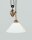 El&eacute;gante lampe &agrave; suspendre berlinoise laiton verre E27 &Oslash;30 cm