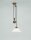 Pendelleuchte Messing Glas E27 L:30 cm gem&uuml;tlich