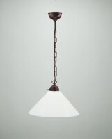 Lampe &agrave; suspendre antique ronde &Oslash;35 cm E27...