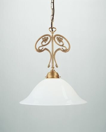 Lampes suspendues en laiton Verre confortable E27 Ø35 cm faible éblouissement