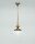 Messing H&auml;ngelampe Glas blendarm E27 &Oslash;28 cm gem&uuml;tlich