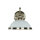 Applique ELISETT avec abat-jour en verre antique