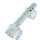 Spot de plafond blanc 2 flmg E27
