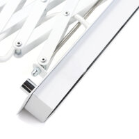 Verstellbare Wandlampe Weiß mit Auszug HARMONY