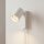 Moderne Wandlampe mit Schalter Kabel Weiß Gold