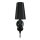 Applique murale design noir et or