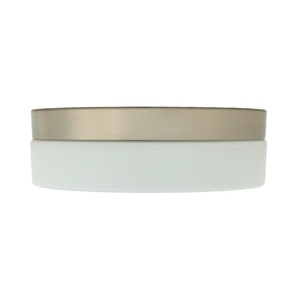 Deckenlampe Glas Matt Nickel