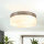 Deckenlampe Glas Matt Nickel