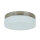 Deckenlampe Glas Matt Nickel
