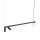 Pendelleuchte Aluminium Glas 107 cm GU10 G9 blendarm
