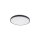 Runde LED Deckenleuchte Schwarz Metall 4000 K Ø38,5 cm