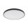 Plafonnier rond à LED noir métal 32 W Ø49 cm