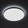 Plafonnier rond à LED noir métal 32 W Ø49 cm