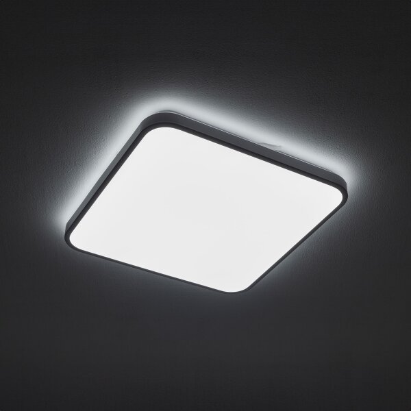 LED Deckenleuchte Weiß Metall 4000 K L:43,5 cm blendarm
