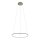 LED Hängelampe Aluminium Ring Seidenolive Ø60 cm 660 lm