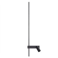 Applique LED noire aluminium GU10 H:80 cm indirecte
