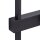 Applique LED noire aluminium GU10 H:80 cm indirecte