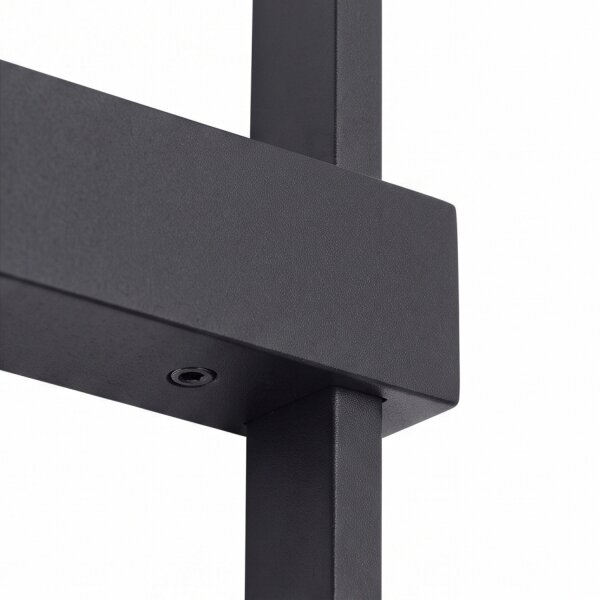 Applique LED noire aluminium GU10 H:80 cm indirecte