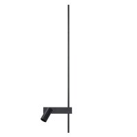 Applique LED noire aluminium GU10 H:80 cm indirecte