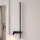Applique LED noire aluminium GU10 H:80 cm indirecte