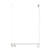 Gro&szlig;e H&auml;ngelampe Aluminium Glas 107 cm GU10 G9...
