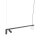 Flexible Hängelampe Aluminium Glas 107 cm Umbra Grau
