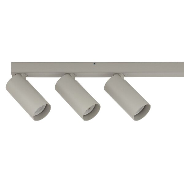 Bewegliche Pendelleuchte Metall Seidengrau GU10 160 cm