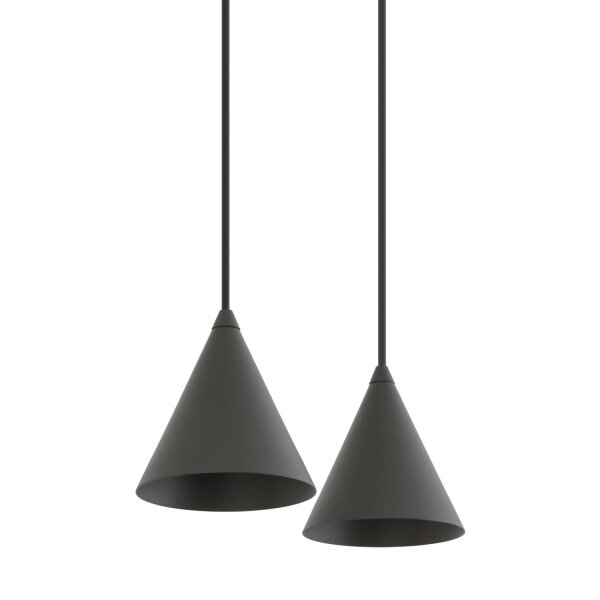 Bewegliche Pendelleuchte Metall Umbra Grau GU10 160 cm