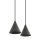 Bewegliche Pendelleuchte Metall Umbra Grau GU10 160 cm