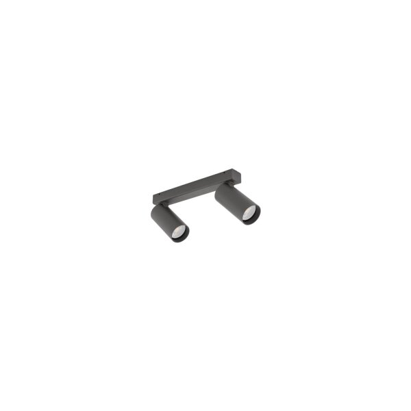 Deckenspot flexibel Aluminium Umbra Grau L:32 cm GU10
