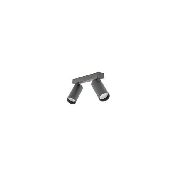 Deckenspot flexibel Aluminium Umbra Grau L:32 cm GU10