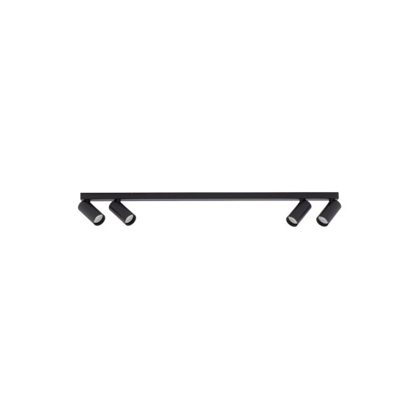 Flexibler Deckenspot Schwarz Aluminium L:90,5 cm GU10