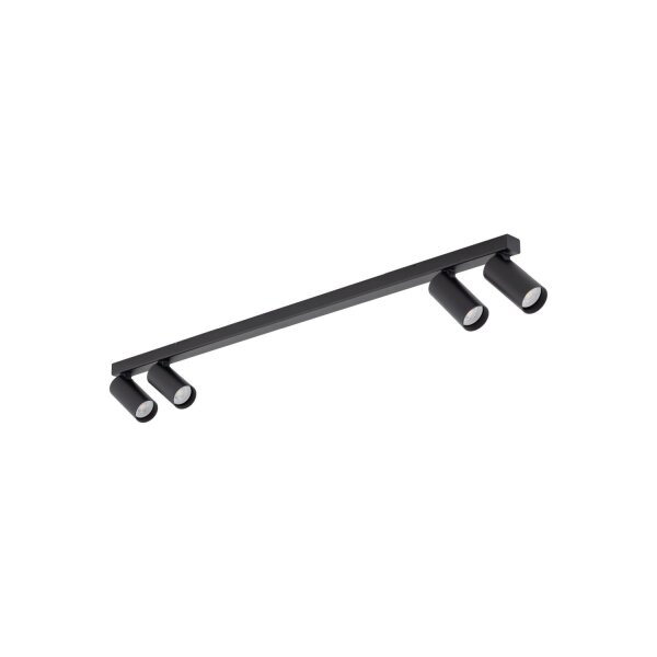 Flexibler Deckenspot Schwarz Aluminium L:90,5 cm GU10