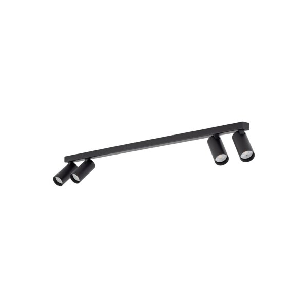 Flexibler Deckenspot Schwarz Aluminium L:90,5 cm GU10