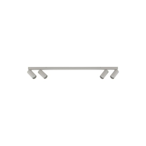 Schwenkbarer Deckenspot Seidengrau Metall 90,5 cm GU10