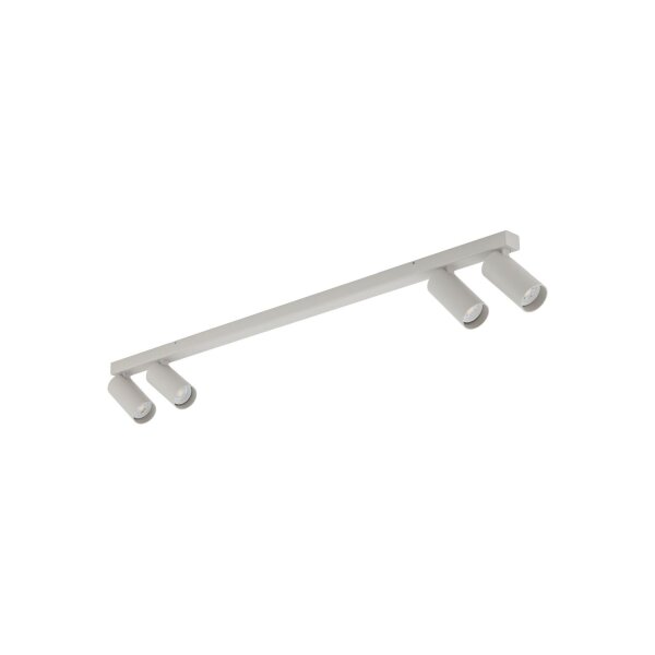 Schwenkbarer Deckenspot Seidengrau Metall 90,5 cm GU10