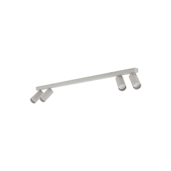 Schwenkbarer Deckenspot Seidengrau Metall 90,5 cm GU10