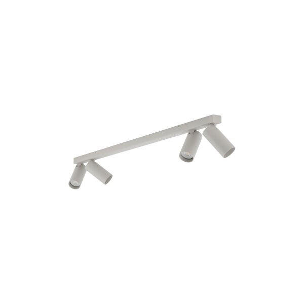 Schwenkbarer Deckenspot Seidengrau Metall 90,5 cm GU10