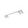 Schwenkbarer Deckenspot Seidengrau Metall 90,5 cm GU10