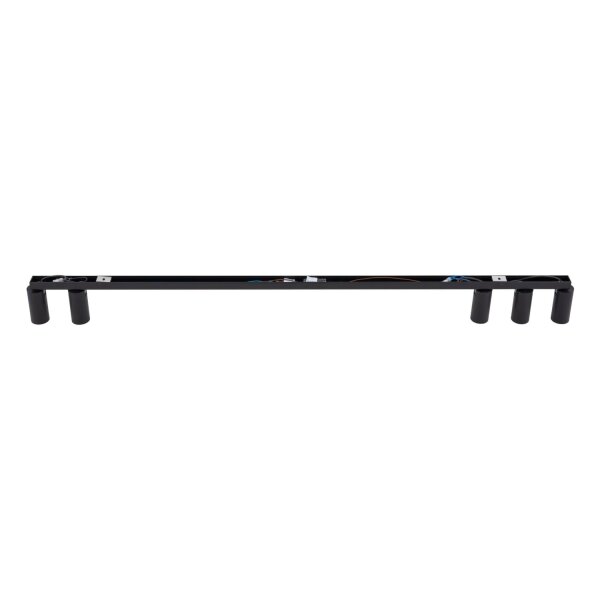 Schwenkbarer Deckenstrahler GU10 Schwarz Metall 130 cm