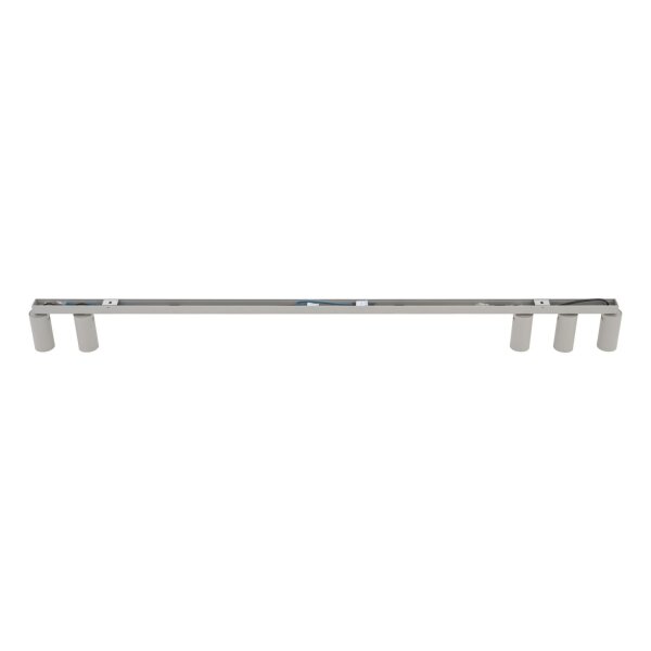 Spot de plafond flexible GU10 gris soie métal 130 cm