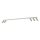 Spot de plafond flexible GU10 gris soie métal 130 cm